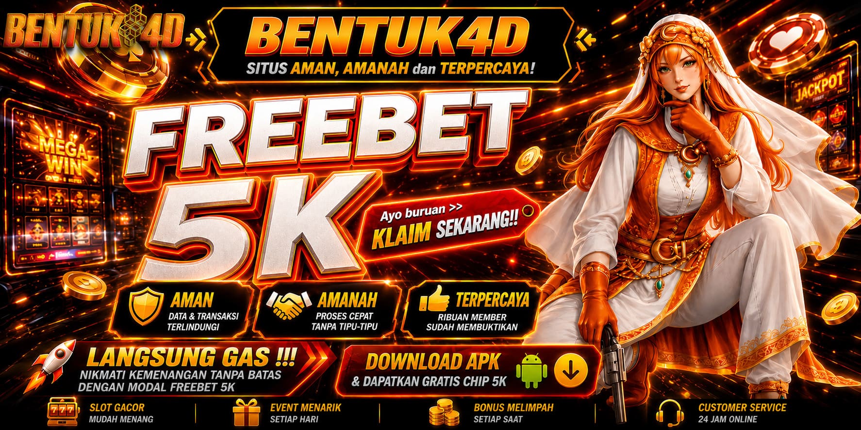 DOWNLOAD APK BENTUK4D FREECHIP 5K 