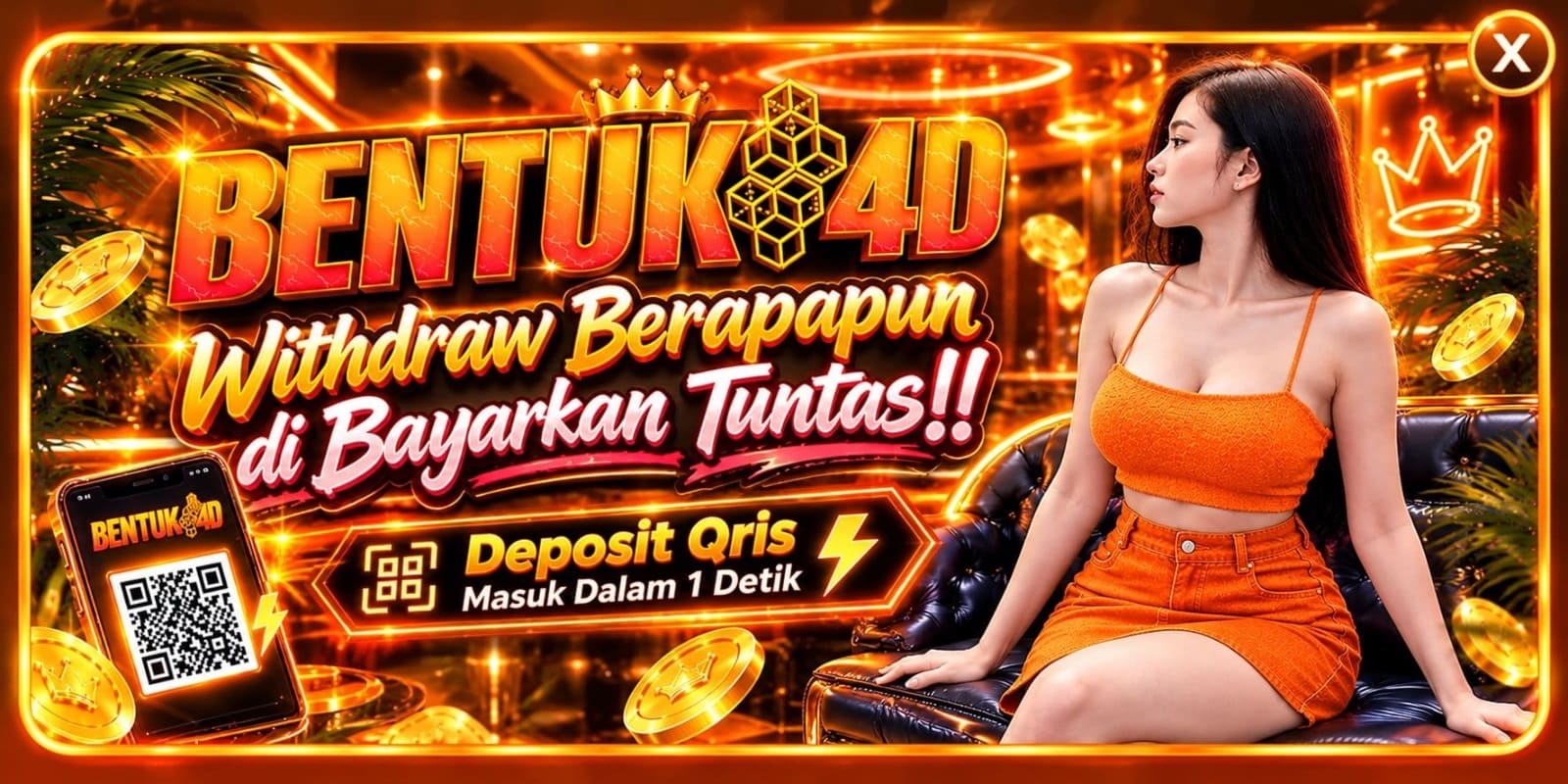 Pop up deposit QRIS 